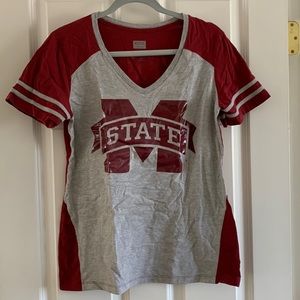 Fan t-shirt Mississippi State Bulldogs, size large.